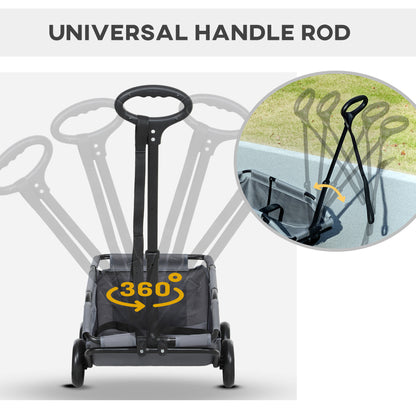Lightweight folding pet stroller