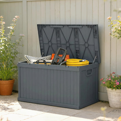Outdoor waterproof deck storage box 265 L