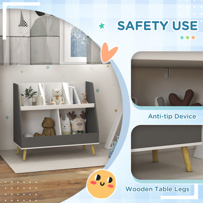 2-Tier kids toy storage organizer