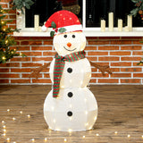 Lighted LED Christmas Snowman 93 cm