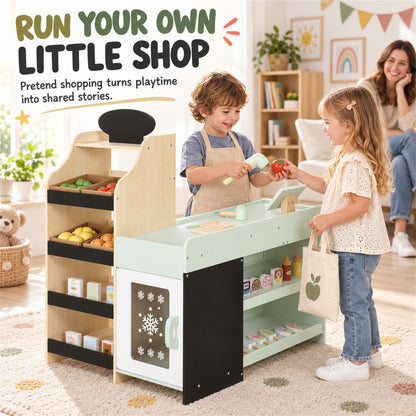 Kids Grocery Store Playset with Accessories