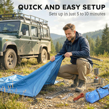 Toldo lateral impermeable de 3000 mm para SUV con bolsa de transporte
