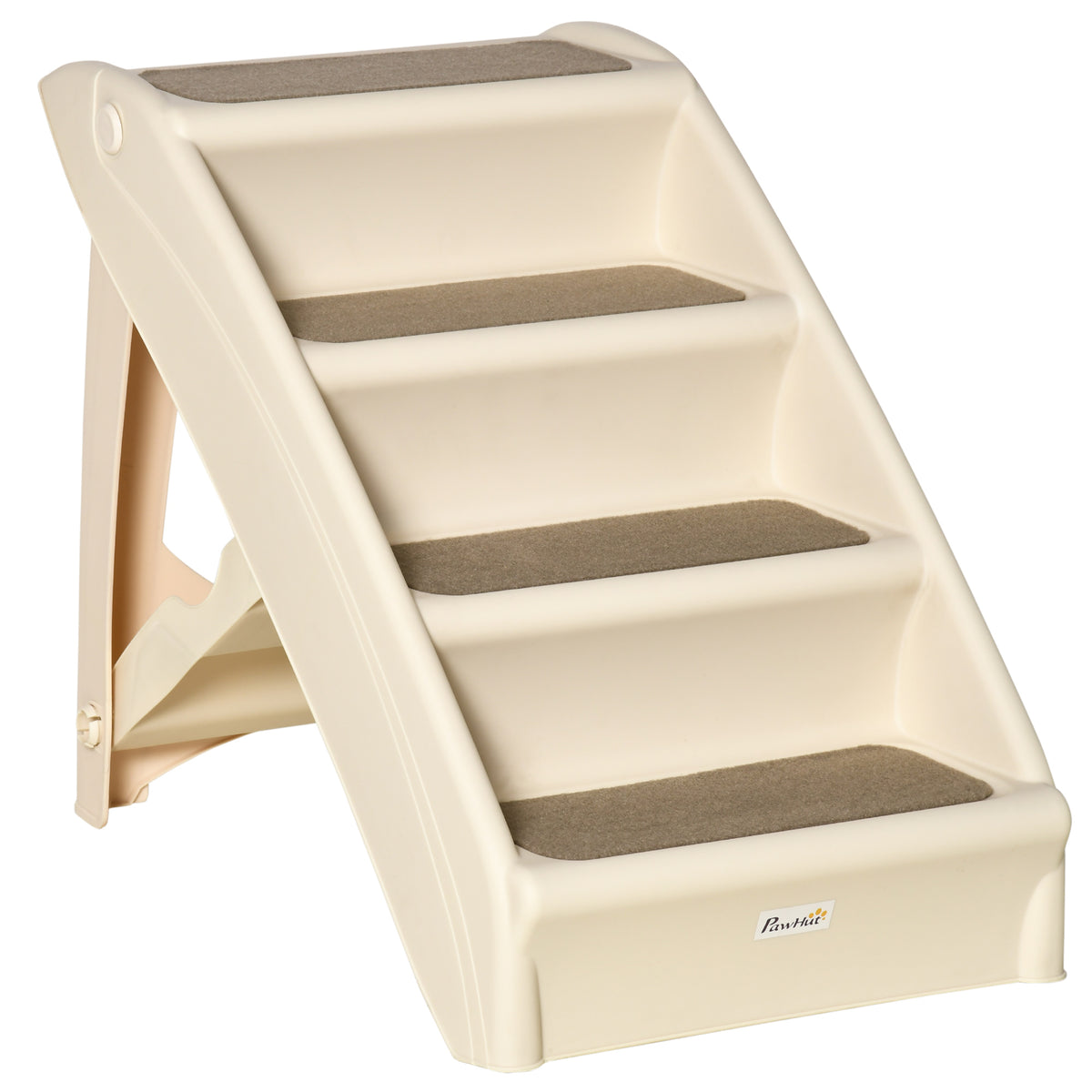 4-level portable folding pet stairs