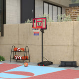 Kids adjustable basketball hoop