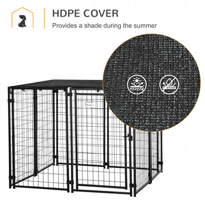 Outdoor dog kennel lockable playpen