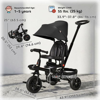 5-in-1 Growing Tricycle for Toddlers