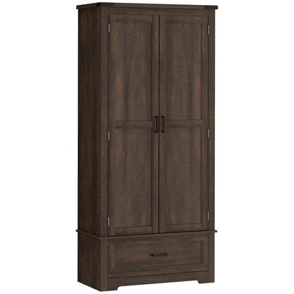 Farmhouse Kitchen Pantry Cabinet 69 in Tall