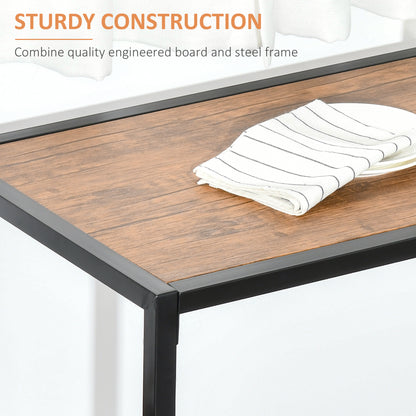 Industrial dining set for 2 persons