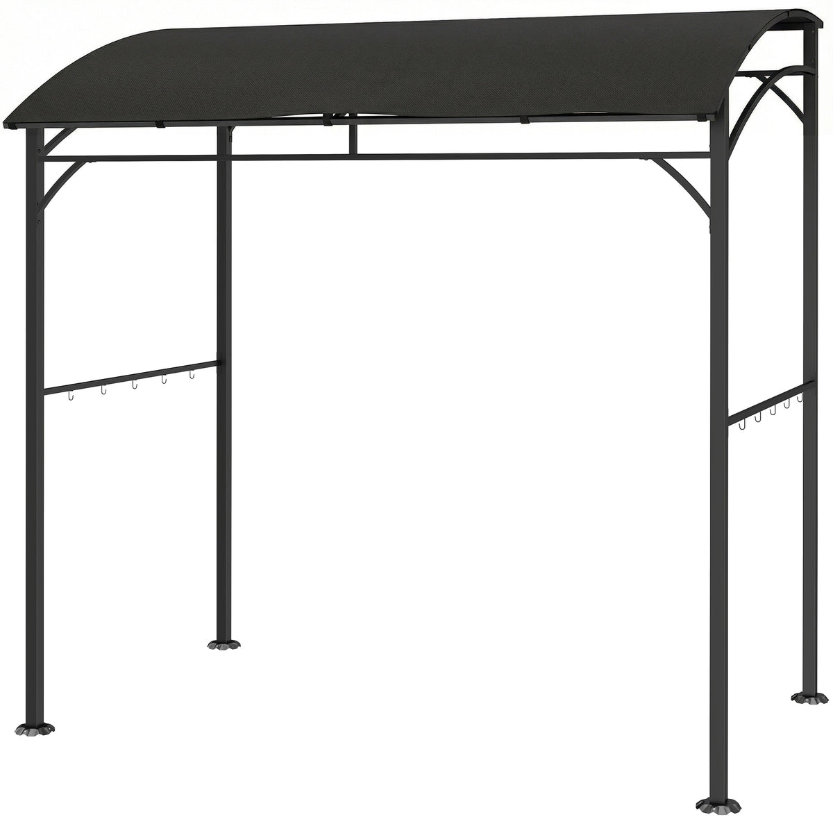 Cenador curvo para barbacoa de 7' x 5'
