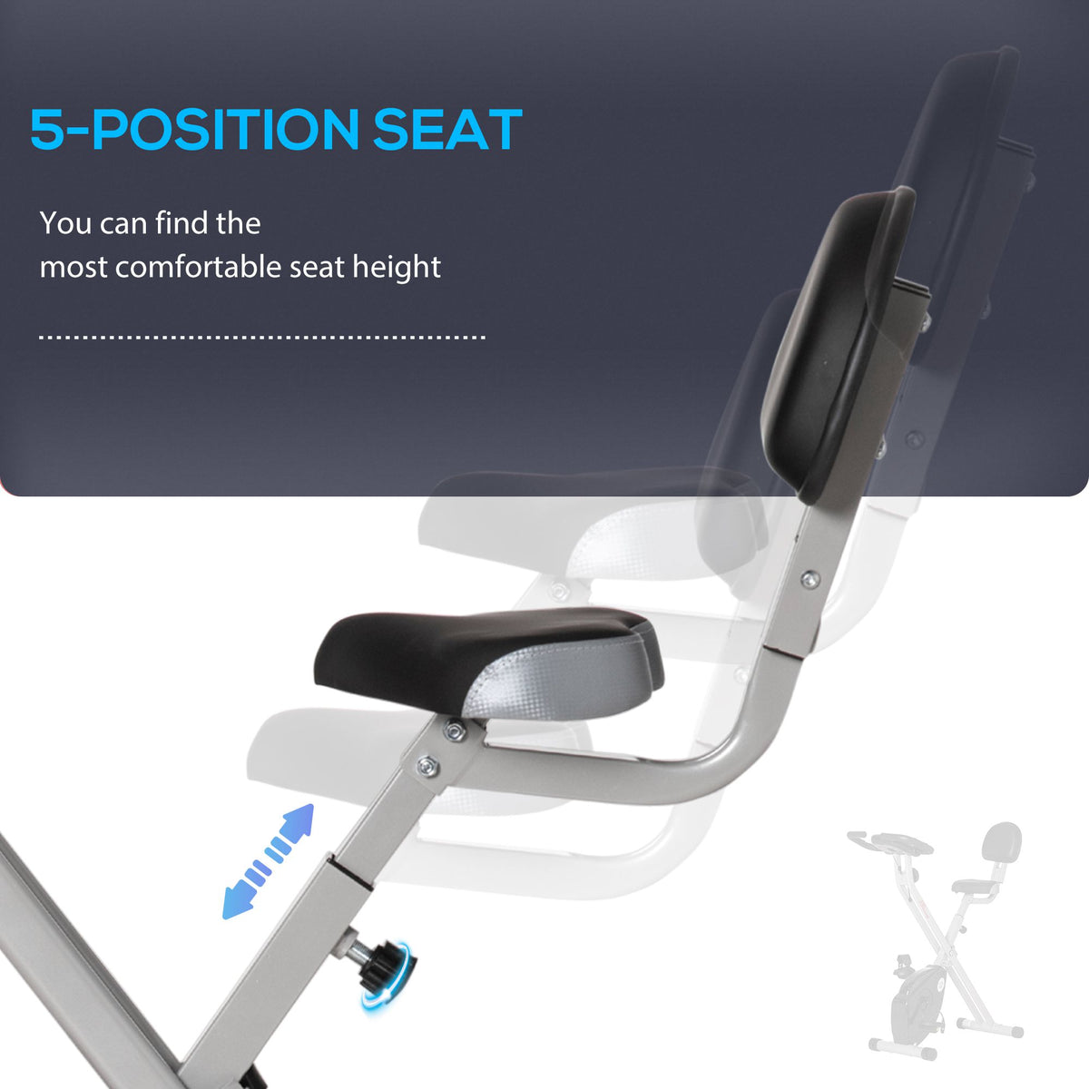 Foldable indoor stationary bike with magnetic resistance