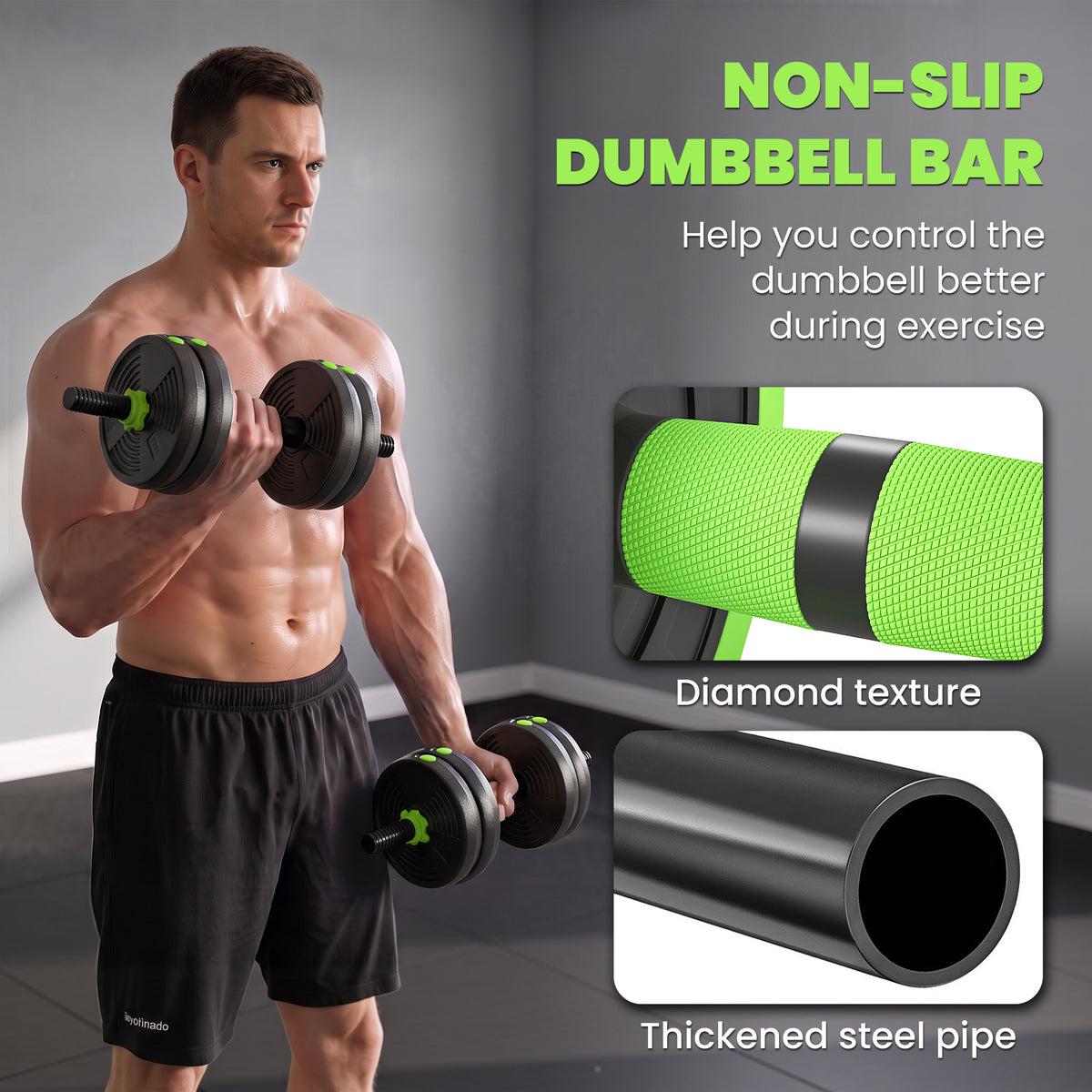 Adjustable Dumbbell Set 4-in-1 — 15 kg