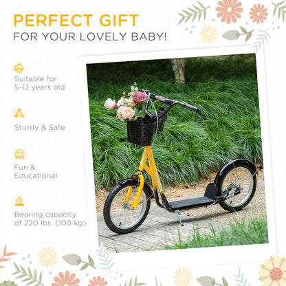 Patinete para niños con manillar ajustable