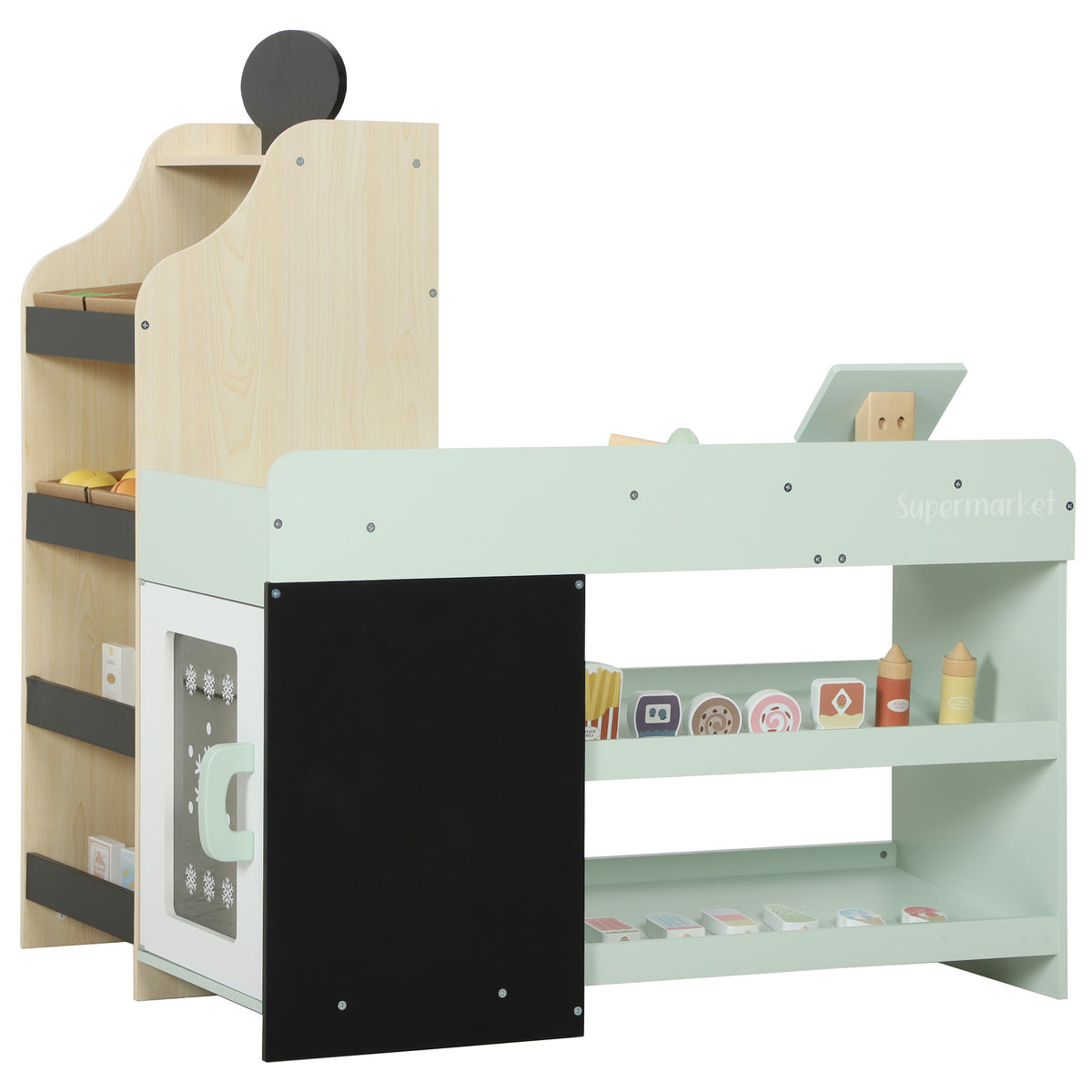 Kids Grocery Store Playset with Accessories