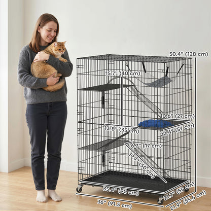 Large 4-Tier Cat Cage