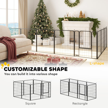 Dog playpen 8 panels folding — Metal