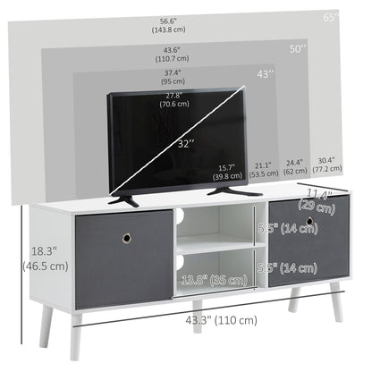 ਮੁੜਨ ਵਾਲੀਆਂ ਦਰਾਜ਼ਾਂ ਵਾਲਾ ਆਧੁਨਿਕ ਟੀਵੀ ਸਟੈਂਡ