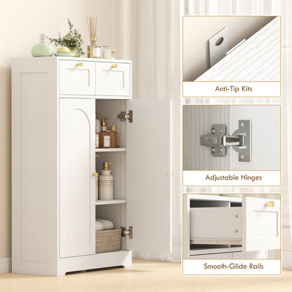Mueble de baño con patas y cajones