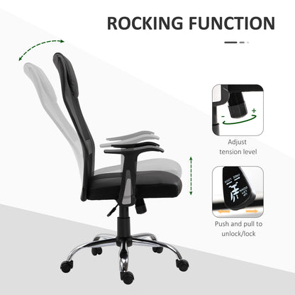 Ergonomic High Back Mesh Office Chair with Headrest