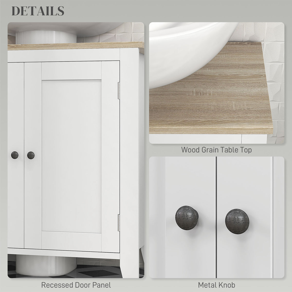 Bathroom sink vanity cabinet in wood