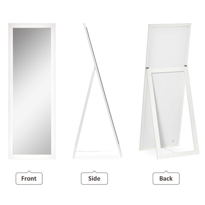 Full length rectangular mirror 58 x 20 inches with frame