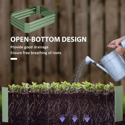 Galvanized Raised Garden Bed 120 x 90 cm