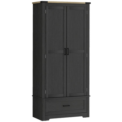 Farmhouse Kitchen Pantry Cabinet 69 in Tall