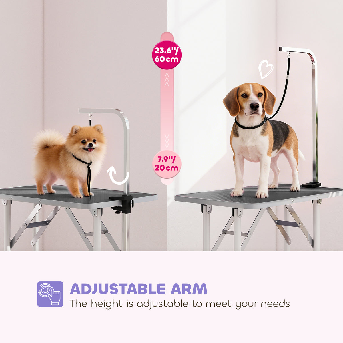 Foldable Pet Grooming Table