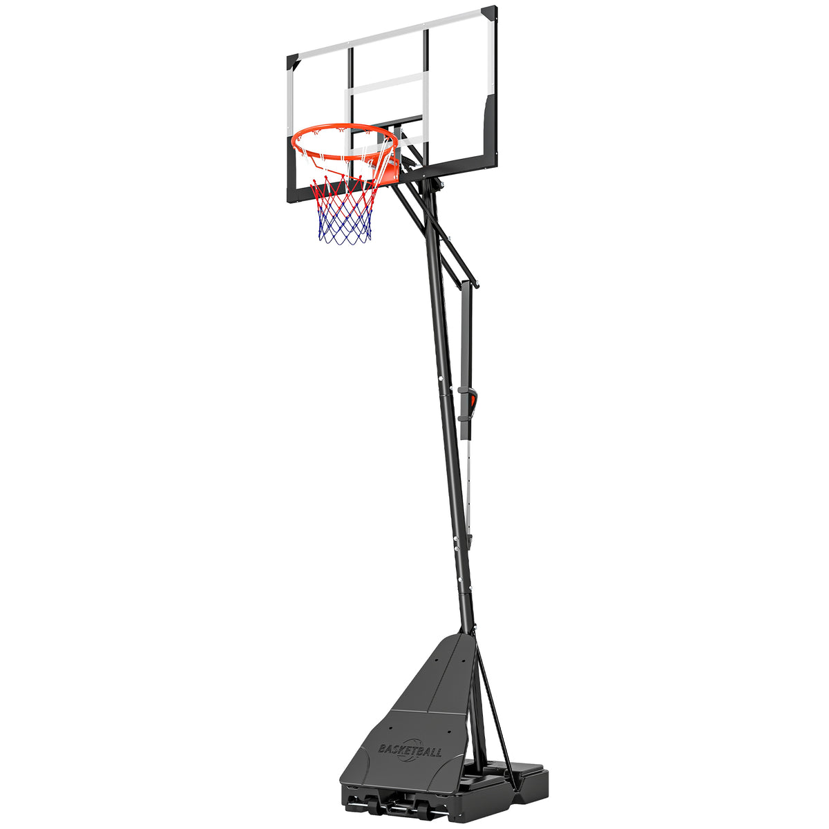 Adjustable Basketball Hoop 8–10 ft with 47" Backboard