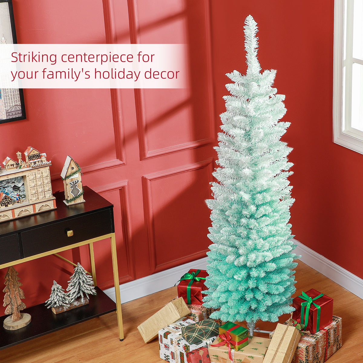 Slim Pencil Artificial Christmas Tree