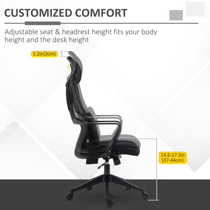 Ergonomic Office Chair with Massage Lumbar Support