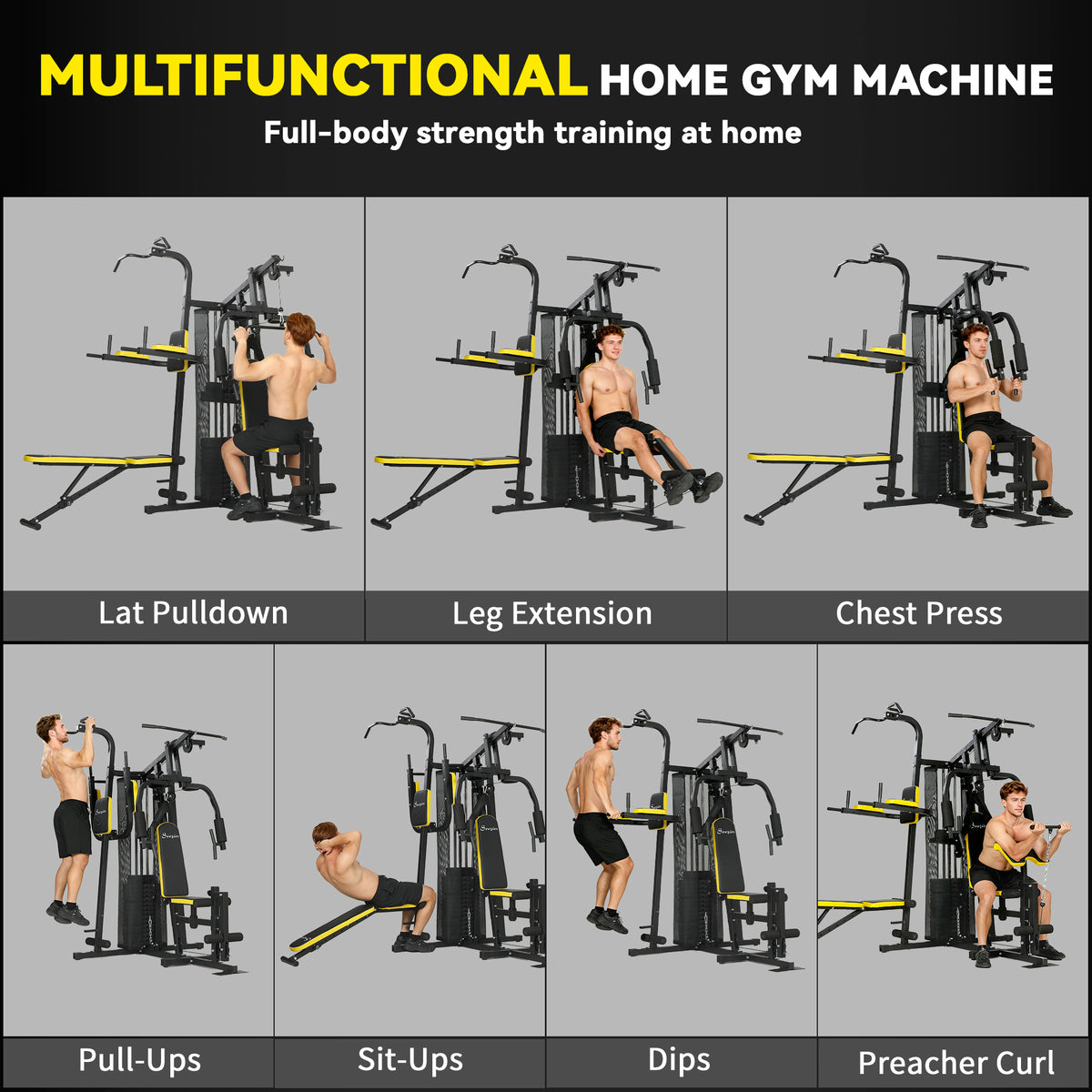 Torre de potencia multifunción para entrenamiento completo