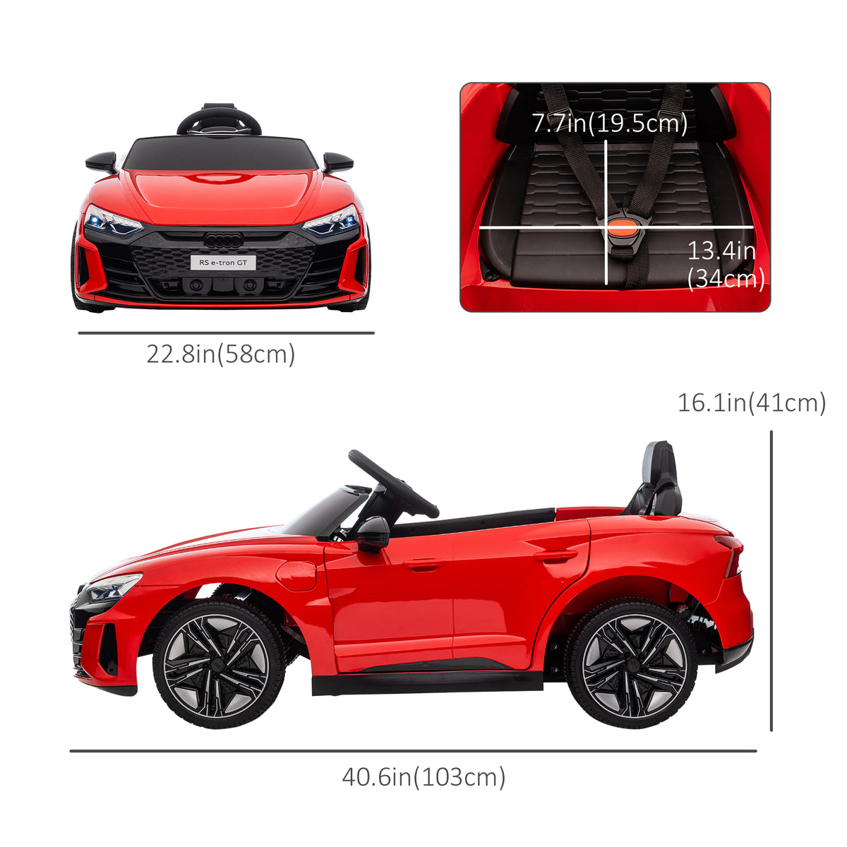 Kids Electric Car Audi RS e-tron GT 12V