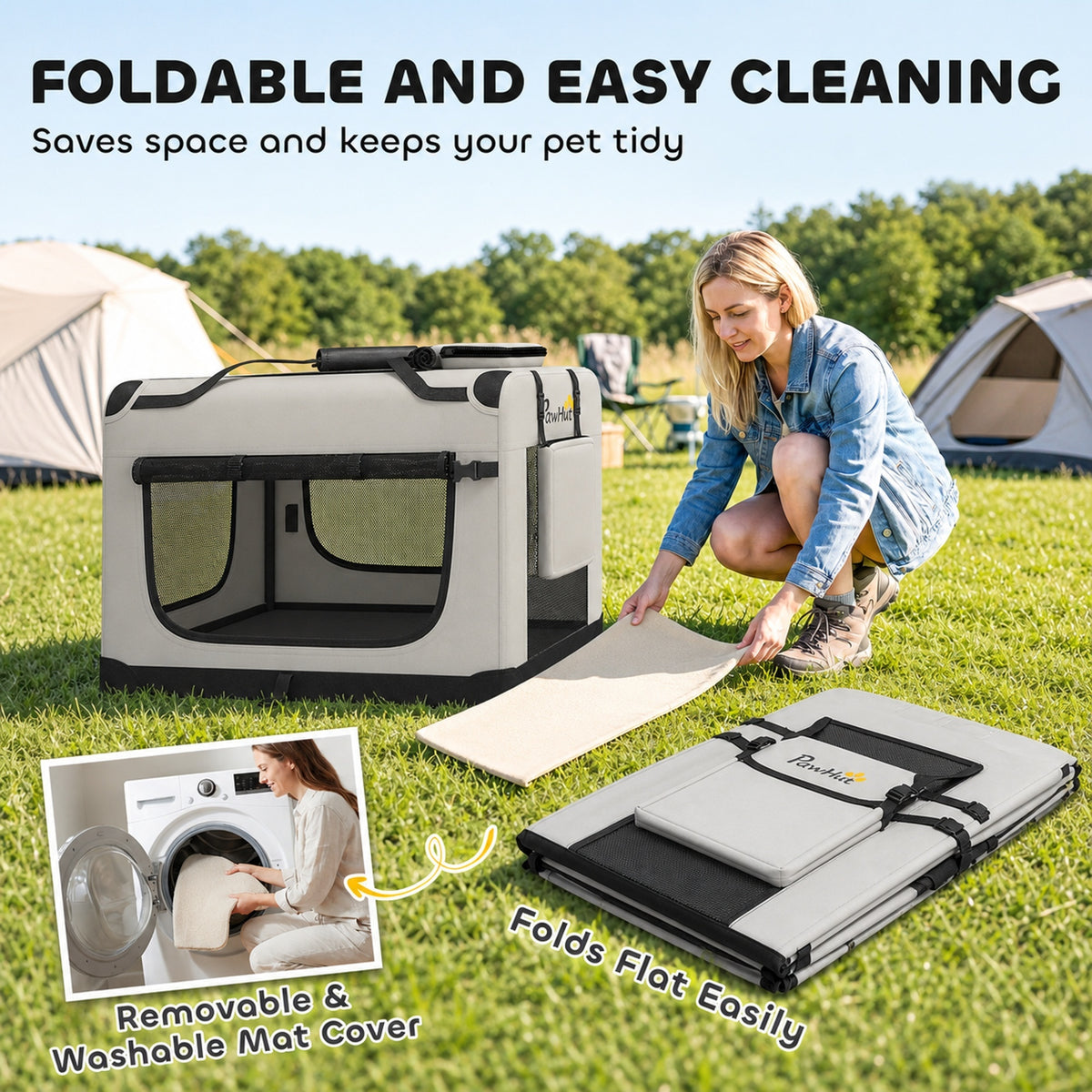 Soft-sided pet carrier bag