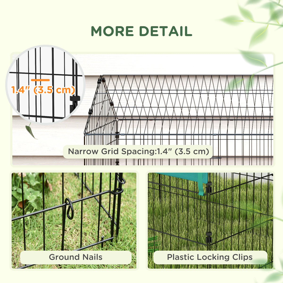 Large alloy steel small animal cage with roof