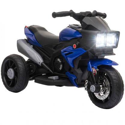Electric Motorcycle Ride-On Toy 6V Pedal Powered Music Headlights
