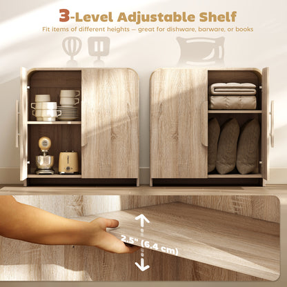 Aparador de cocina moderno con puertas de cierre suave