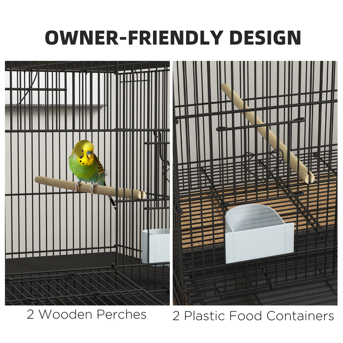 Large steel bird cage