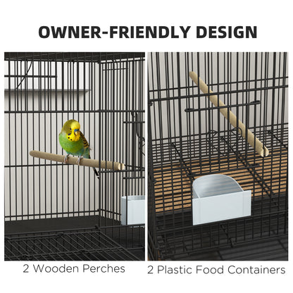 Large steel bird cage