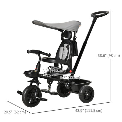 5-in-1 Growing Tricycle with Parent Handle