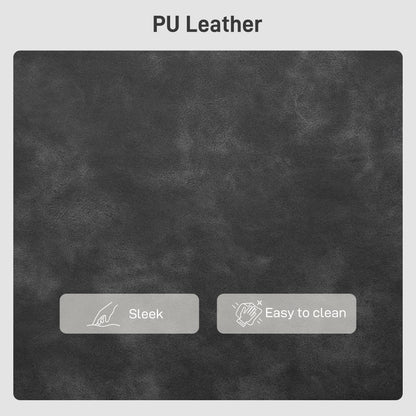 Loveseat Sofa PU Leather with Wood Legs