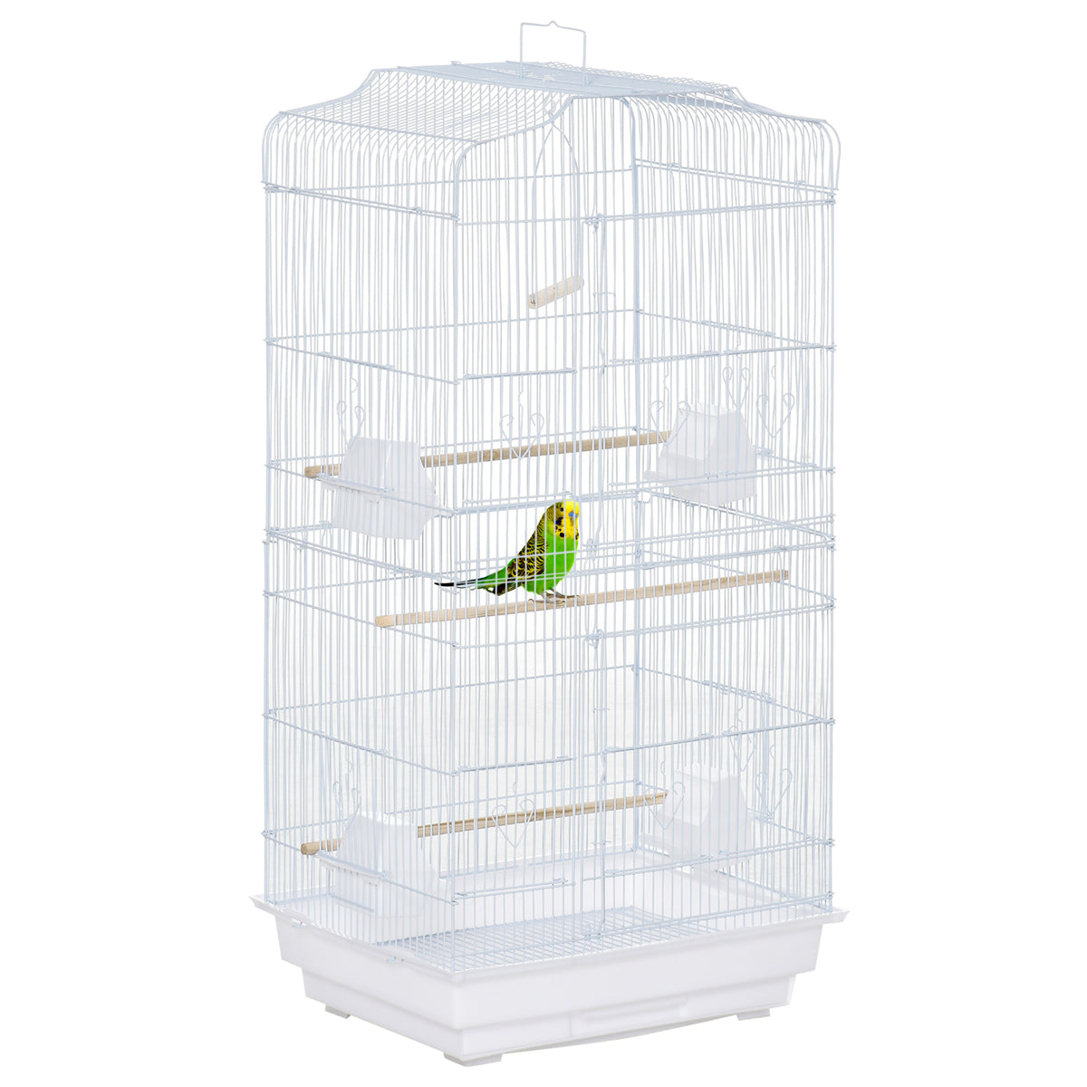 Flight Bird Cage 2 Doors with Perches and Feeders