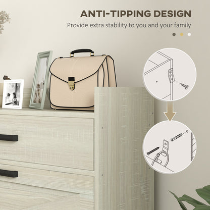 Slim shoe storage cabinet with 2 flip drawers