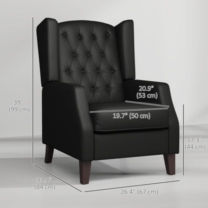 Sillón auxiliar de cuero sintético con relleno grueso — caqui