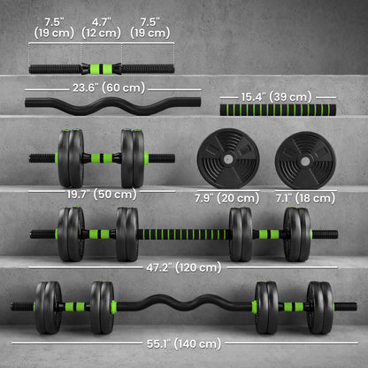 Adjustable Dumbbell Set 4-in-1 — 15 kg