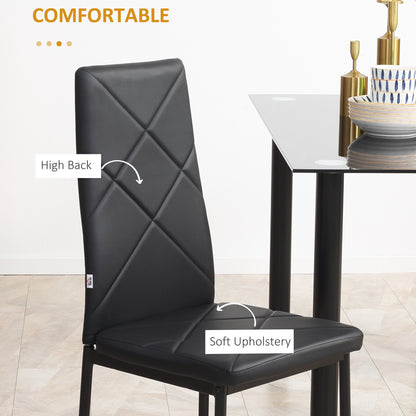 Sillas de comedor tapizadas lote de 4