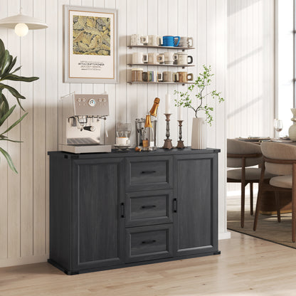 Sideboard buffet cabinet with drawers