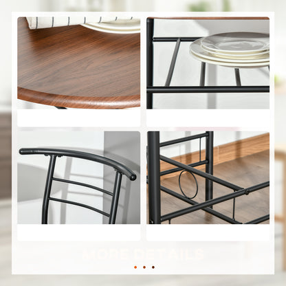 3-Piece Kitchen Table and Chairs Dining Set
