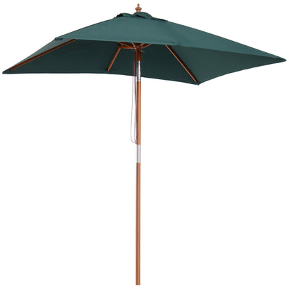 Rectangular Patio Umbrella Tilt 200 x 150 cm