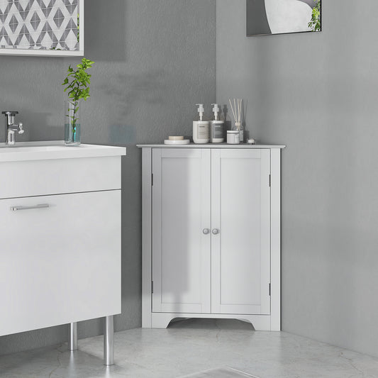 Modern bathroom corner storage cabinet