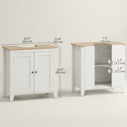 Bathroom sink vanity cabinet in wood